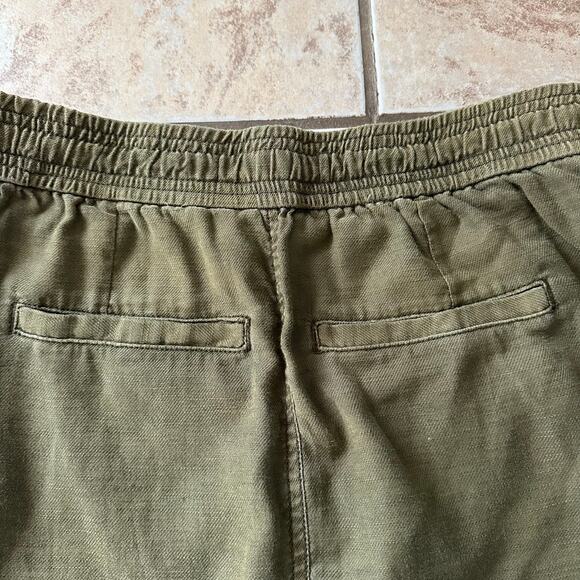 Anthropologie Pilcro‎ Lea Utility Mini Skirt Military Olive Green Size Small - Picture 8 of 12